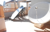 ROOF TERRACE WITH SATELLITE DISH AND SOLAR HOT WATER 